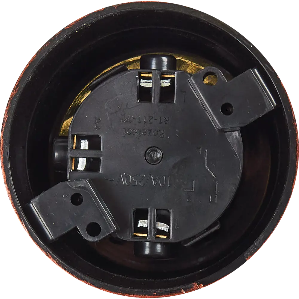 Выключатель Electraline одноклавишный в медном глянце 84229216 Лофт STLM-0047243 - Вид №3