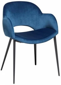 Tonin Casa Мягкое бархатное кресло с подлокотниками Beetle