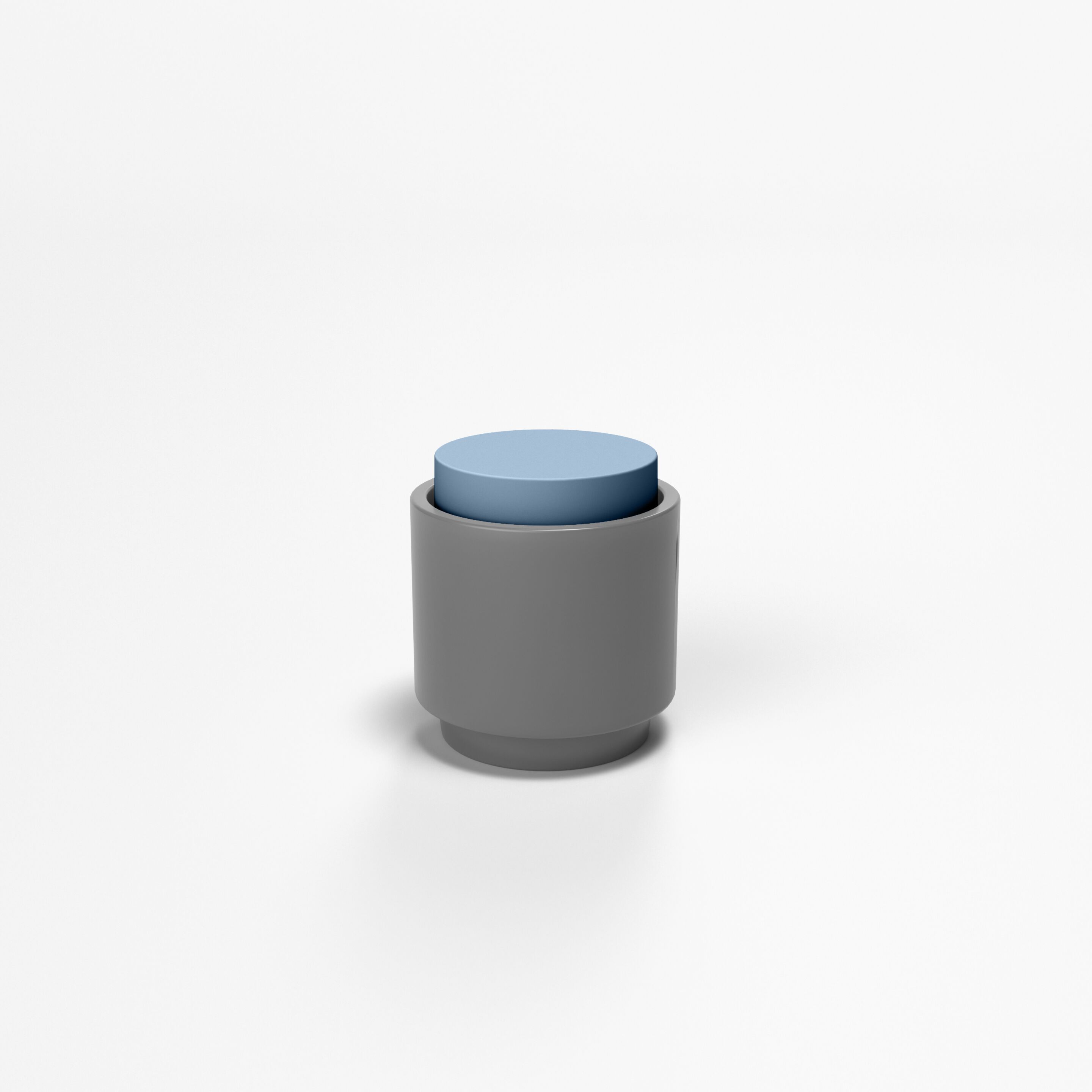 Пуф круглый армированный пластиковый контейнер SIXINCH TINGLE ARCH-00068651 - Вид №29