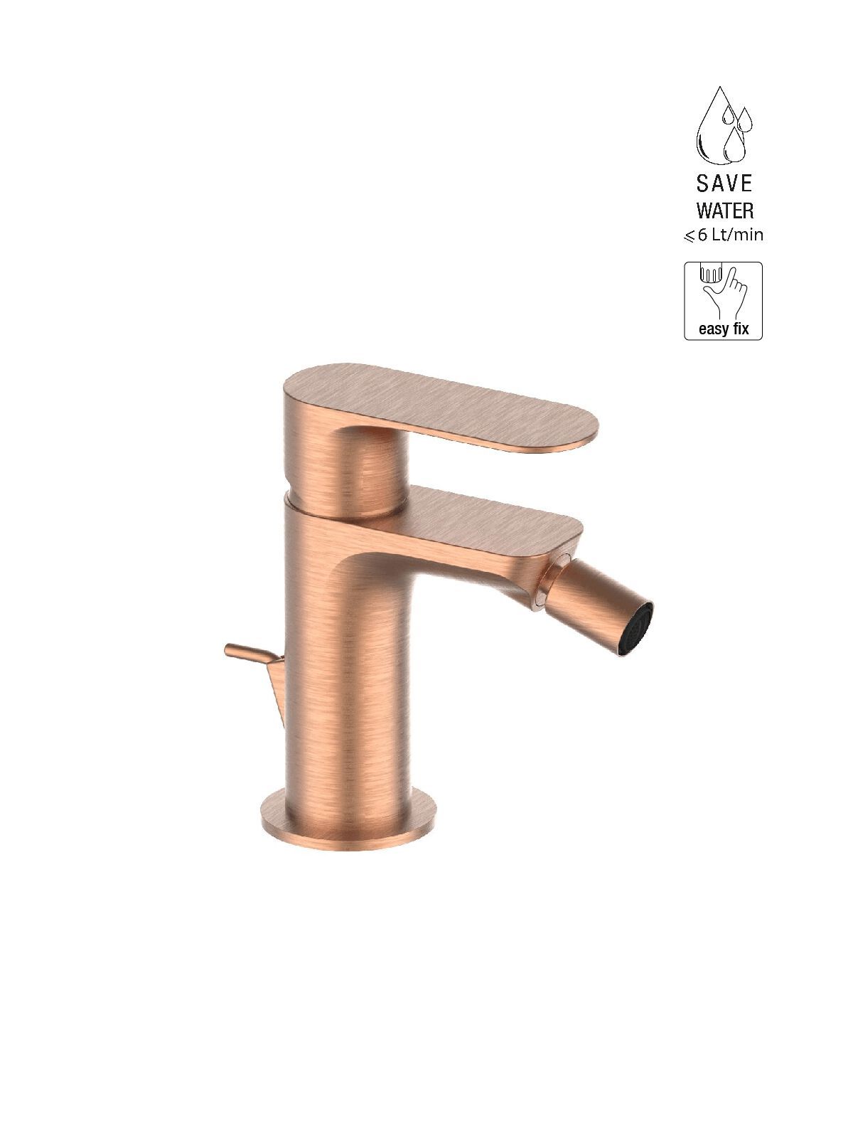 Однорычажный смеситель для биде с ограничителем расхода Rubinetterie Frattini Lea ARCH-00107186 - Вид №2