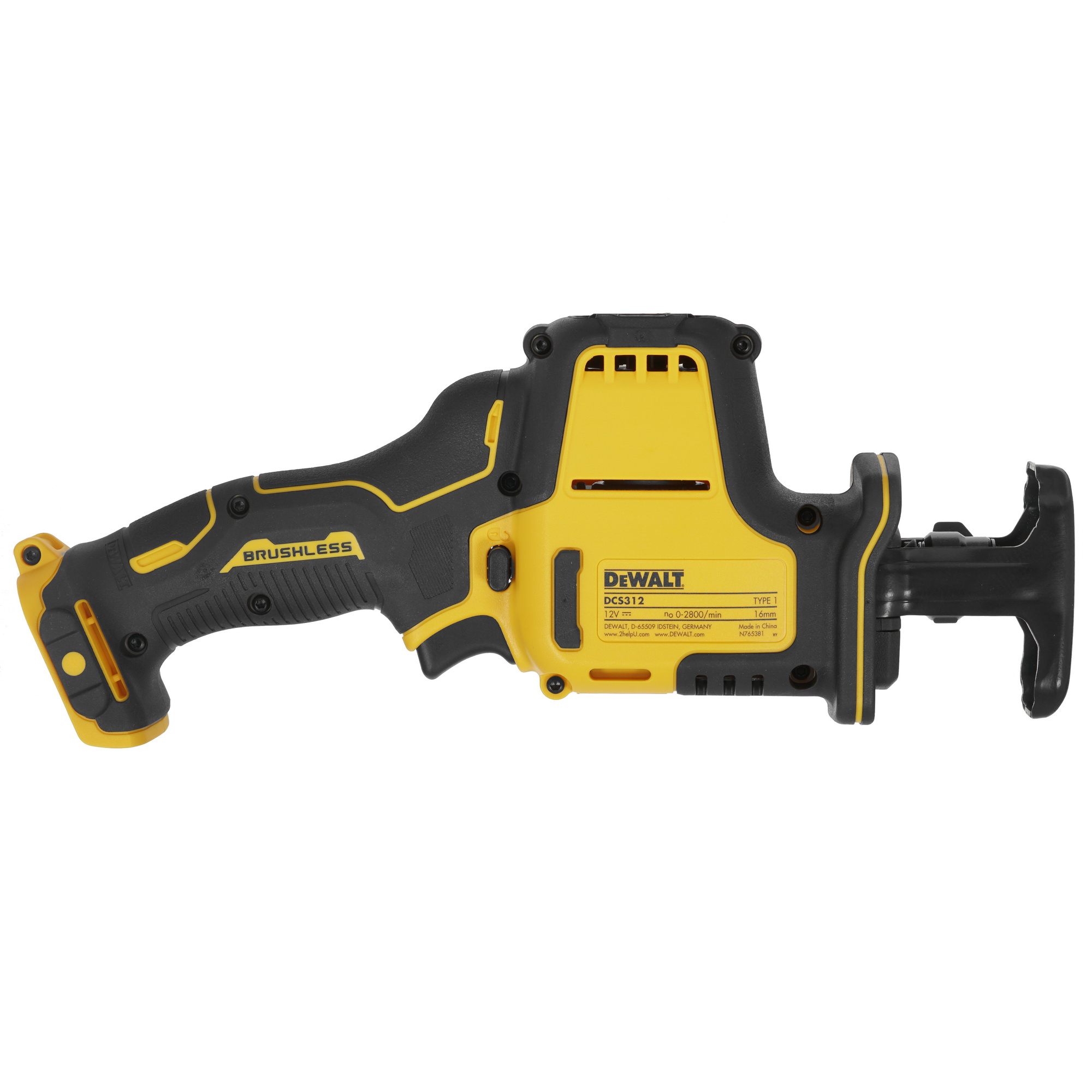Сабельная пила DeWalt DCS312N XR 10.8/12V  , Без ЗУ, Без АКБ 5303419 STDN-0140173 - Вид №1