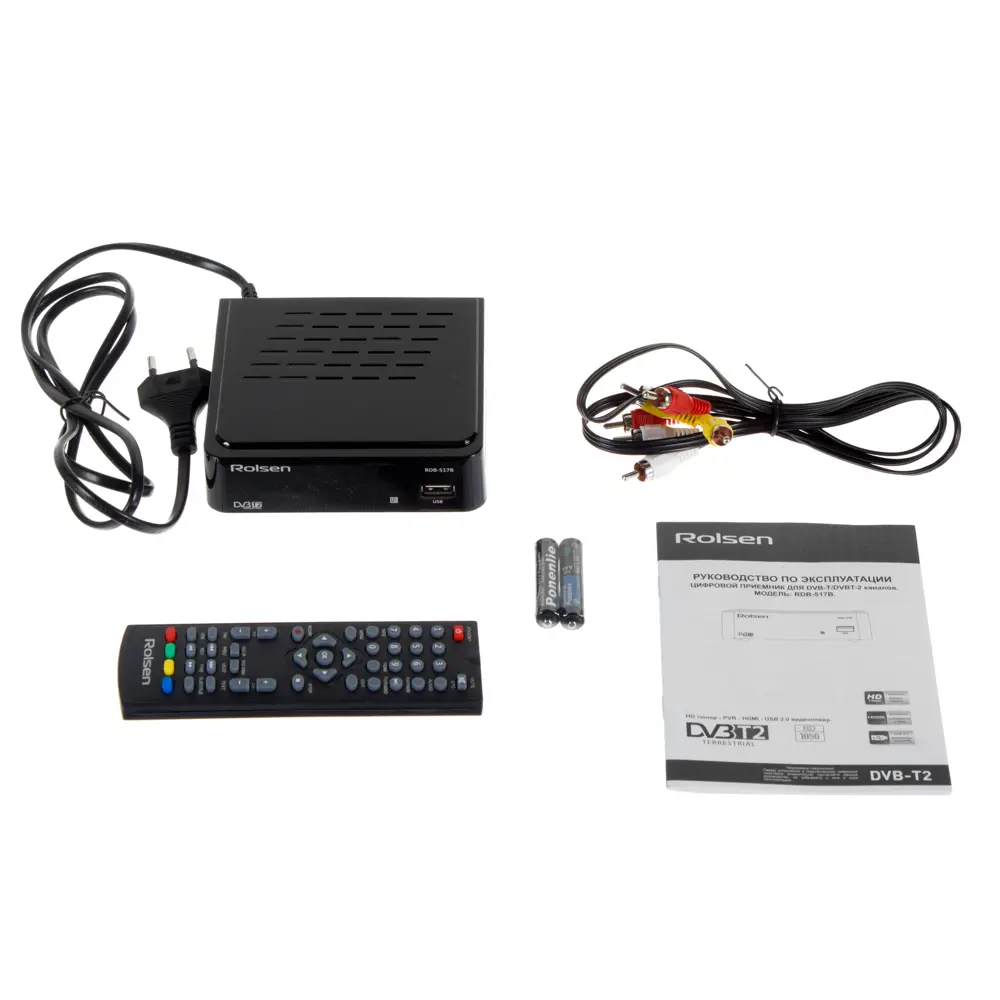 Ресивер Rolsen RDB-517A, DVB-T2 15113294 STLM-2058274  - Вид №4