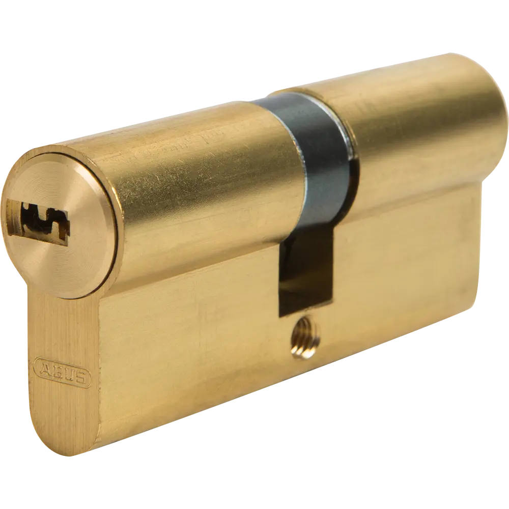 Цилиндр ABUS D6MM 35/35 с защитой от взлома в золотом исполнении 82441684 STLM-0027356