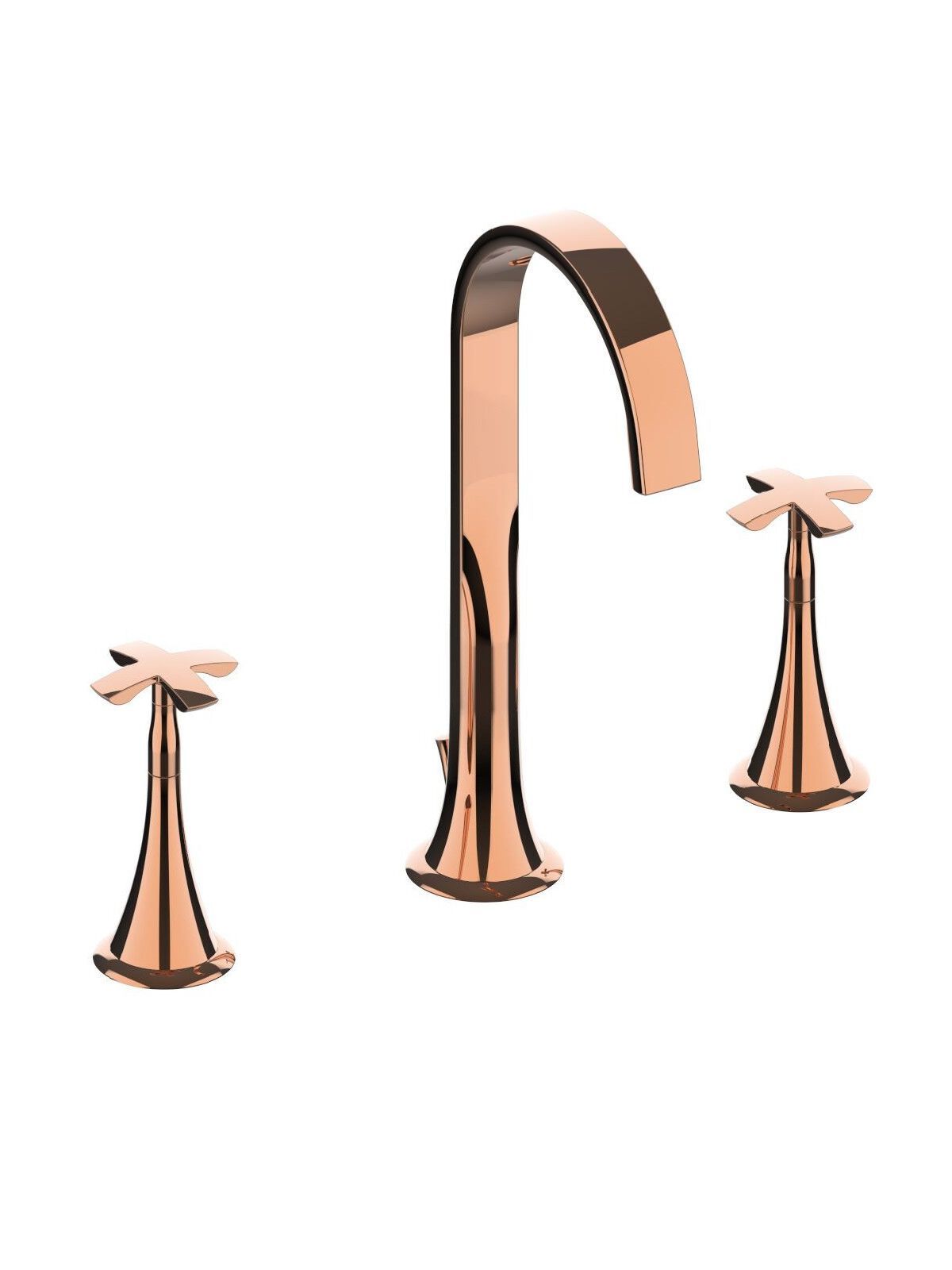 Высокий смеситель для раковины с раздельными розетками Rubinetterie Frattini Lucrezia ARCH-00072703 - Вид №12