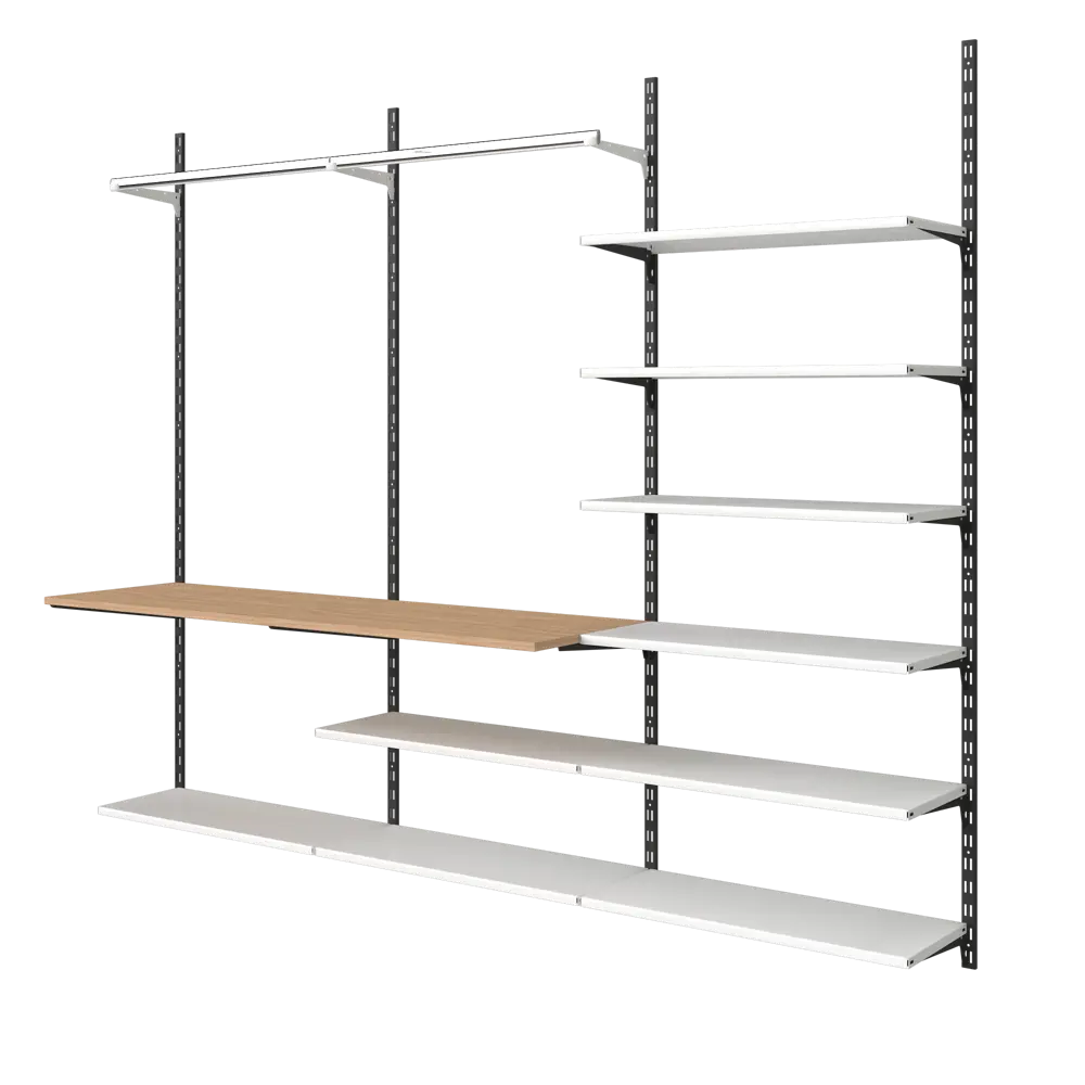 Кронштейн для штанги Spaceo цвет белый STLM-2130241 - Вид №41