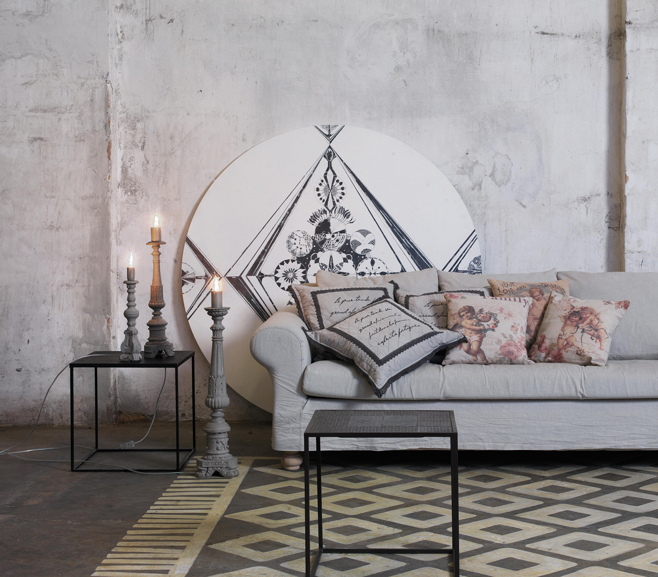 Настольная лампа Don Gino 56 от Karman Don Gino 56 KARMAN ПОДСВЕЧНИК, СВЕЧА 244957 Серый  - Вид №3