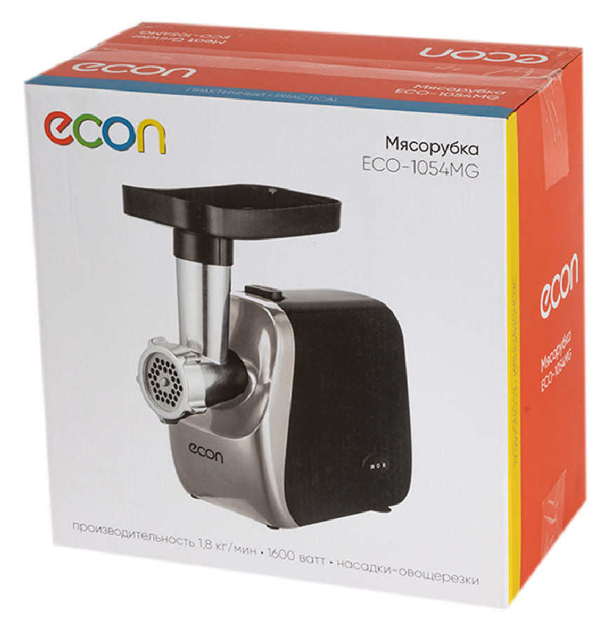 9052667 Мясорубка электрическая ECON ECO-1054MG черный STDN-0007325 - Вид №6
