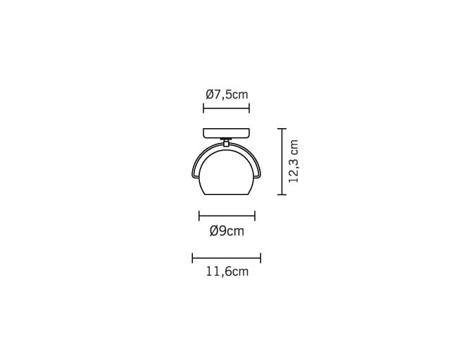 Регулируемый потолочный прожектор Fabbian Beluga White ARCH-00088915 - Вид №2