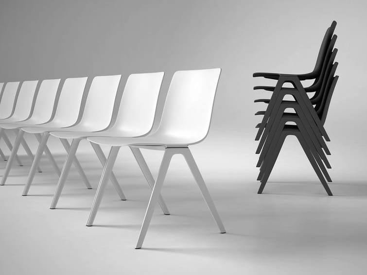 Пластиковый штабелируемый стул Brunner A-Family ARCH-00004836 - Вид №3