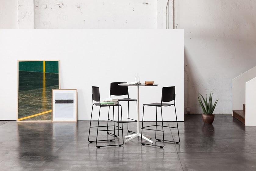 ENEA Высокий табурет из полипропилена со спинкой Ema sun-id-1420579 - Вид №5