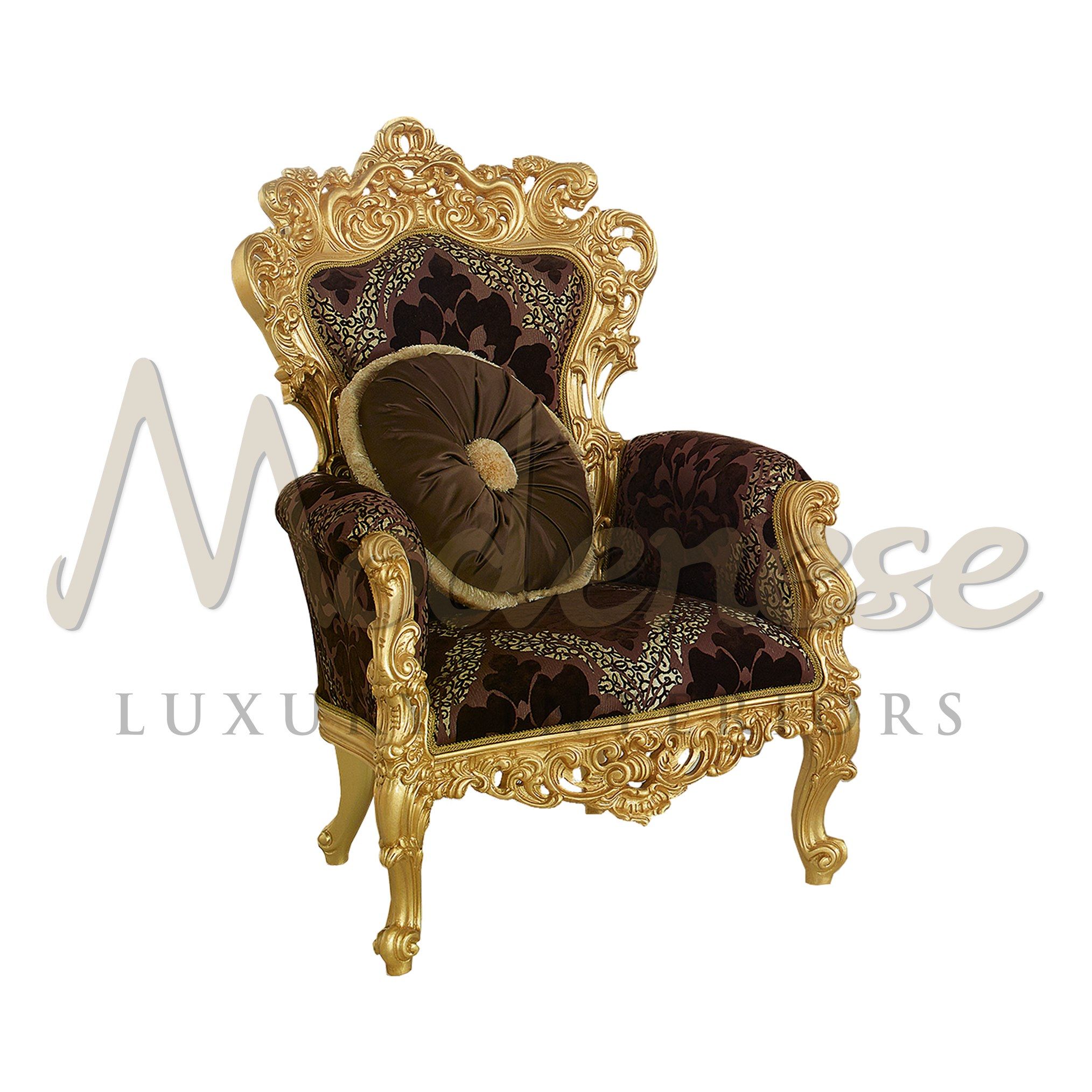 Тканевое кресло с подлокотниками Modenese Luxury Interiors Royal ARCH-00083605 - Вид №3