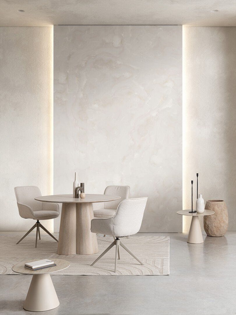 Круглый стол из манго BIZZOTTO NASSOR ARCH-00020126 - Вид №1