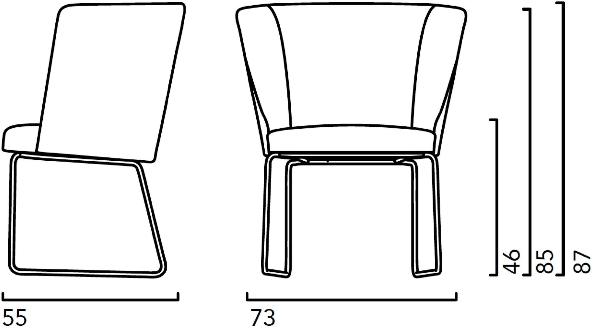 Crassevig Мягкое кресло-санки с подлокотниками Axel sun-id-1372542 - Вид №1