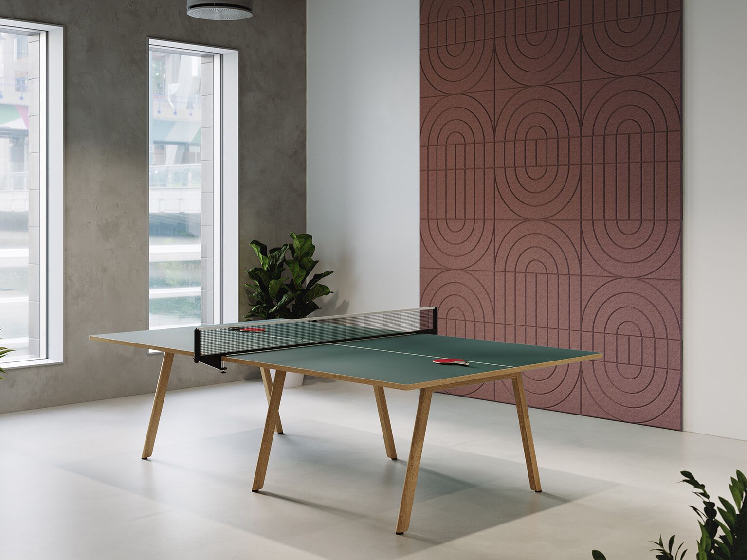 Деревянный стол для настольного тенниса RENZ слайд ARCH-00118077 - Вид №1