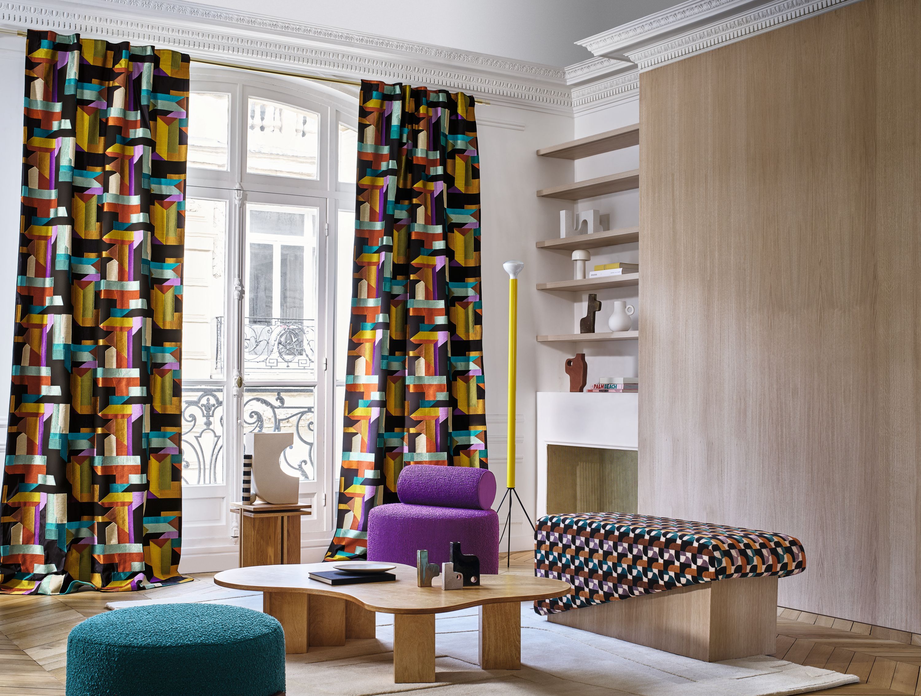 Полиэстер сплошной цвет моющиеся букле ткань Casamance Alpine ARCH-00073974 - Вид №4