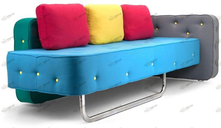 Adrenalina 3-х местный тканевый диван Chew sun-id-1380929