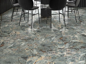 Пол / керамогранит с мраморным эффектом