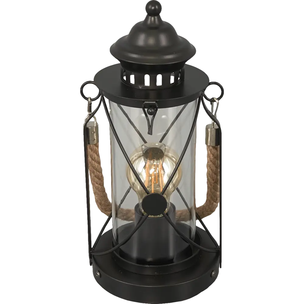 Настольная лампа Eglo Bradford 1xE27x60 Вт стекло цвет чёрный 16515421 STLM-2026028  - Вид №1