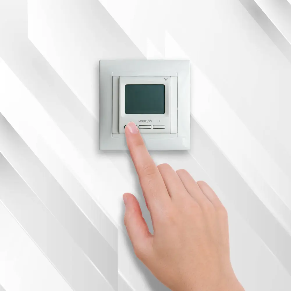 Терморегулятор для теплого пола Equation электронный программируемый с Wi-Fi цвет белый STLM-2208806 - Вид №7