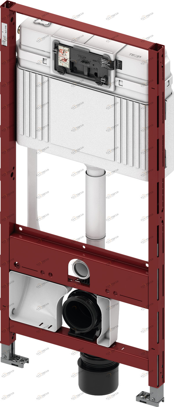 9300079 Застенный модуль TECEprofil со смывным бачком Uni, для универсального подключения к унитазу-биде, высота 1120 мм (9300079)