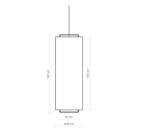 Железный светодиодный подвесной светильник luxcambra LEWIT COLGANTE LARGE ARCH-00131660 - Вид №2