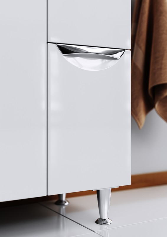 Лайн тумба под умывальник Лагуна 750 с двумя ящиками Li.01.07 AQWELLA LINE 028230 - Вид №1