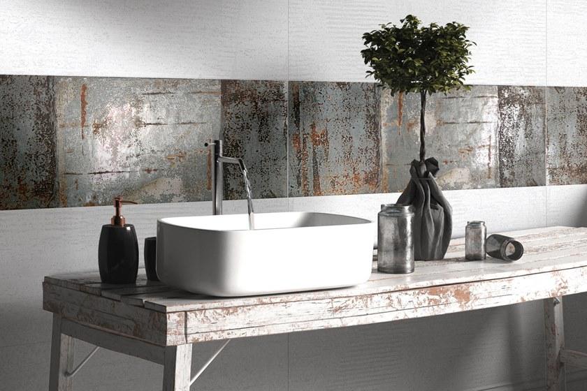 CERAMICHE BRENNERO Белая плитка для стен Stucco sun-id-1350081 - Вид №1