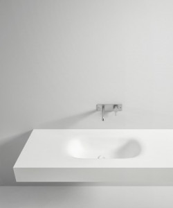 Rexa Design Столешница из Corian® с умывальником из термоформованного материала REXA-ST88