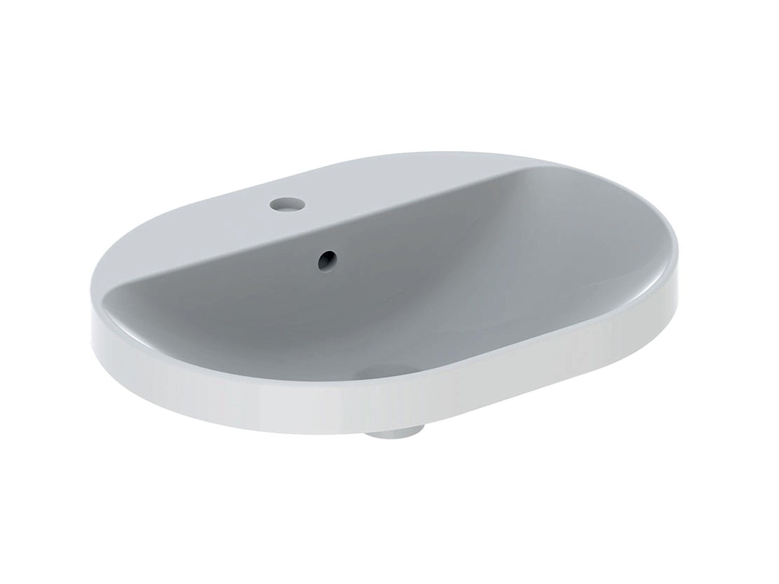 Встраиваемый умывальник из верхнего стекла с переливом Geberit VariForm ARCH-00017285 - Вид №1