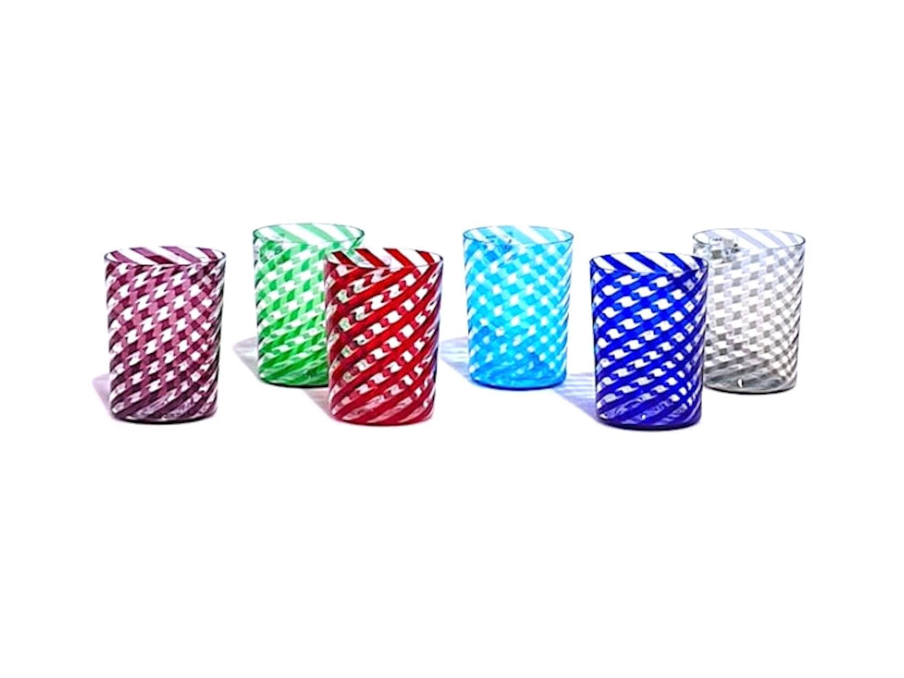 Набор из шести стаканов из муранского стекла ручной работы YourMurano готы ARCH-00073023