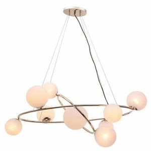 Люстра светодиодная подвесная белая Newport 3479/S NEWPORT ДИЗАЙНЕРСКИЕ 00-3834273 Белый;золото