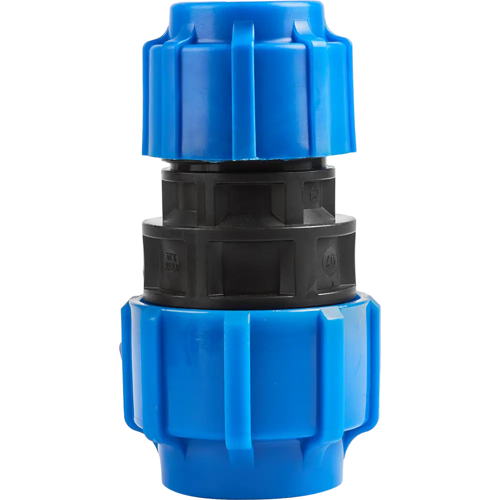 Муфта переходная Политэк 40×32 мм для соединения полиэтиленовых труб 82382508 STLM-0026013 - Вид №1