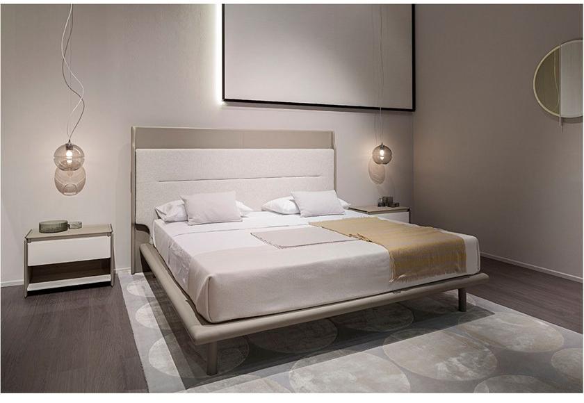 Turri Прямоугольная прикроватная тумбочка из кожи с ящиками Zero sun-id-1515367 - Вид №2