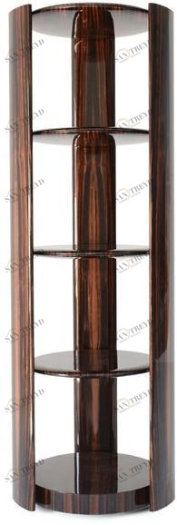 HESSENTIA | Cornelio Cappellini Самонесущий открытый книжный шкаф из черного дерева Eclipse Santreyd sun-id-1385816