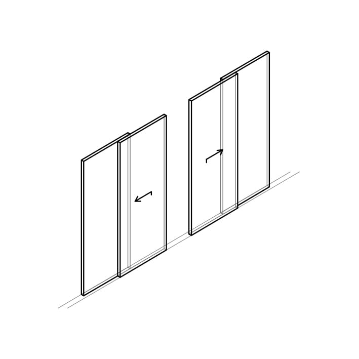 Раздвижные алюминиевые и деревянные двери-окна с двойным остеклением Carminati Skyline System ARCH-00076654 - Вид №21