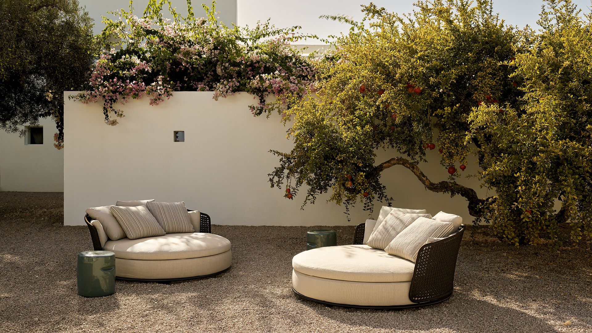 Круглая Садовая кровать Poliform SOORI DAY LOUNGE ARCH-00147144 - Вид №2