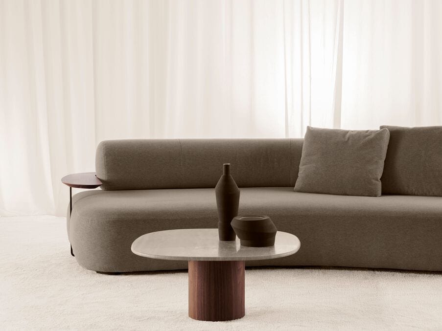 Низкий журнальный столик с мраморным или стеклянным верхом Vibieffe Quite luxury ARCH-00092228 - Вид №4