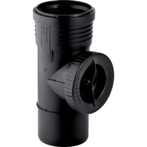 390.427.14.1 Ревизия Geberit Silent-PP 90°, с круглым окном технического обслуживания Geberit