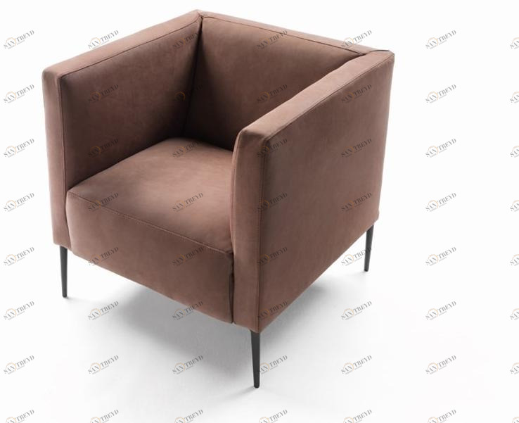 Marac Мягкое кожаное кресло с подлокотниками Morris sun-id-1413835