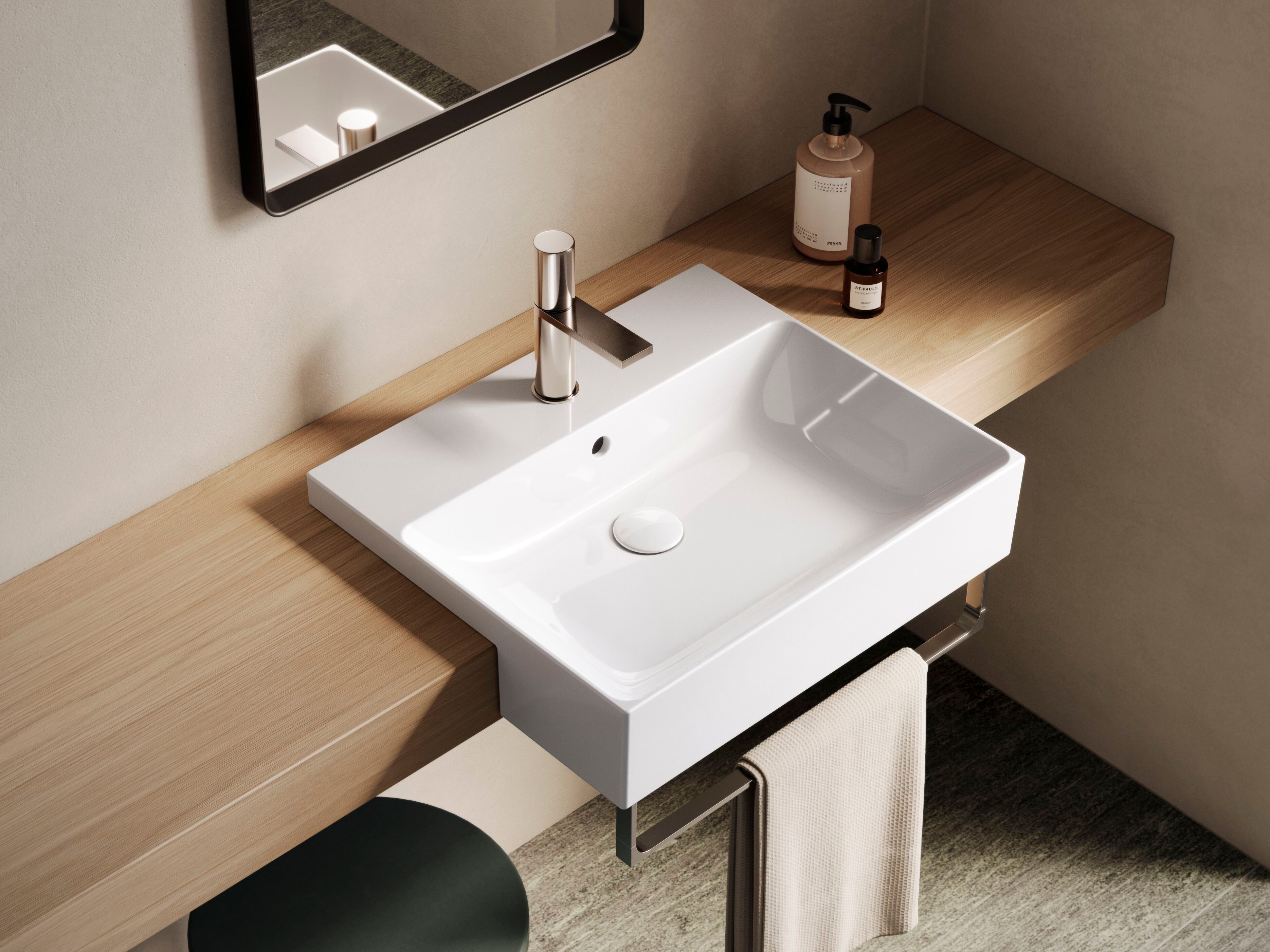 Прямоугольный одношаговый умывальник CERAMICA CATALANO ноль ARCH-00119036 - Вид №1