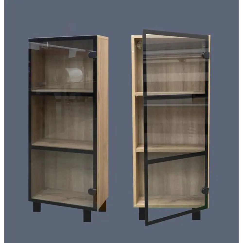 Santreyd Шкаф Турин для ванной с стеклянной дверцей и влагозащитой 86142940 STLM-0066402 - Вид №4