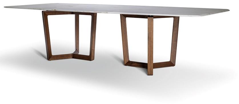 Poltrona Frau Прямоугольный стол из дерева и мрамора La collezione - tavoli e sedie sun-id-1362134 - Вид №3