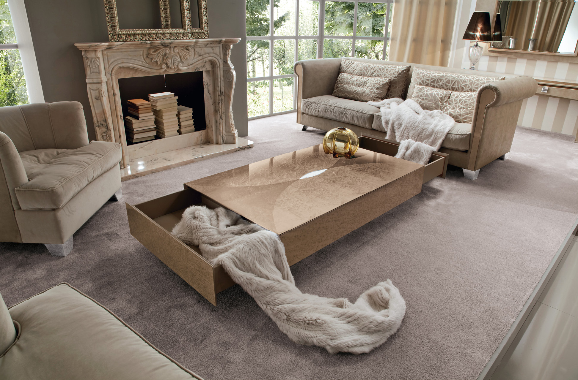 300/44 Sunrise прямоугольный коктейльный стол - giorgio collection  - Вид №1