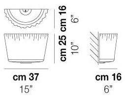 Vetreria Vistosi Настенный светильник из дутого стекла Cloth sun-id-1396332 - Вид №1
