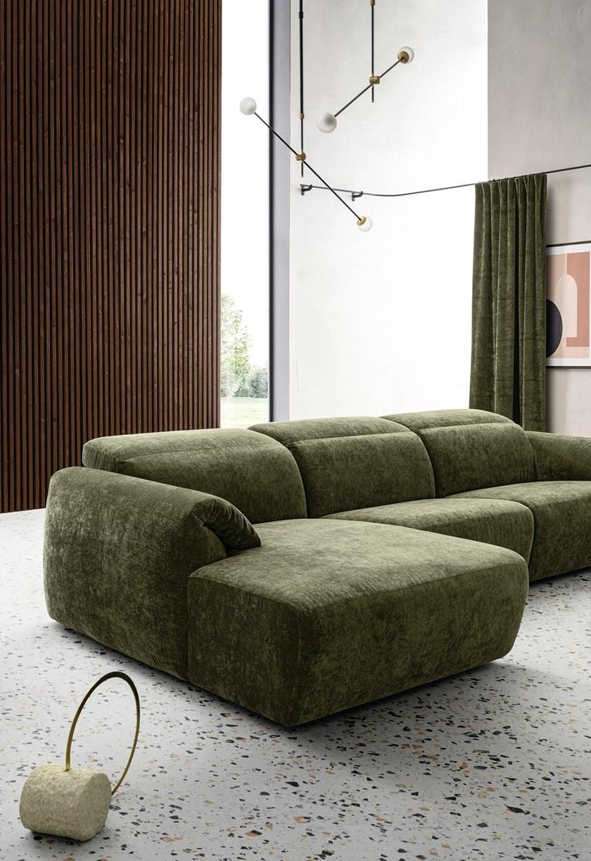 Felis Диван Relax из ткани 3-х местный с шезлонгом Softliving sun-id-1458479 - Вид №6