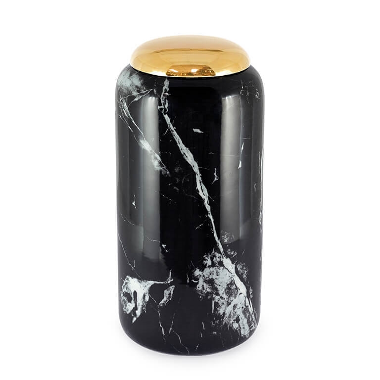 200809-93 ABHIKA КОРОБКА ПЕЧЕНЬЯ AGATA BLACK/GOLD 