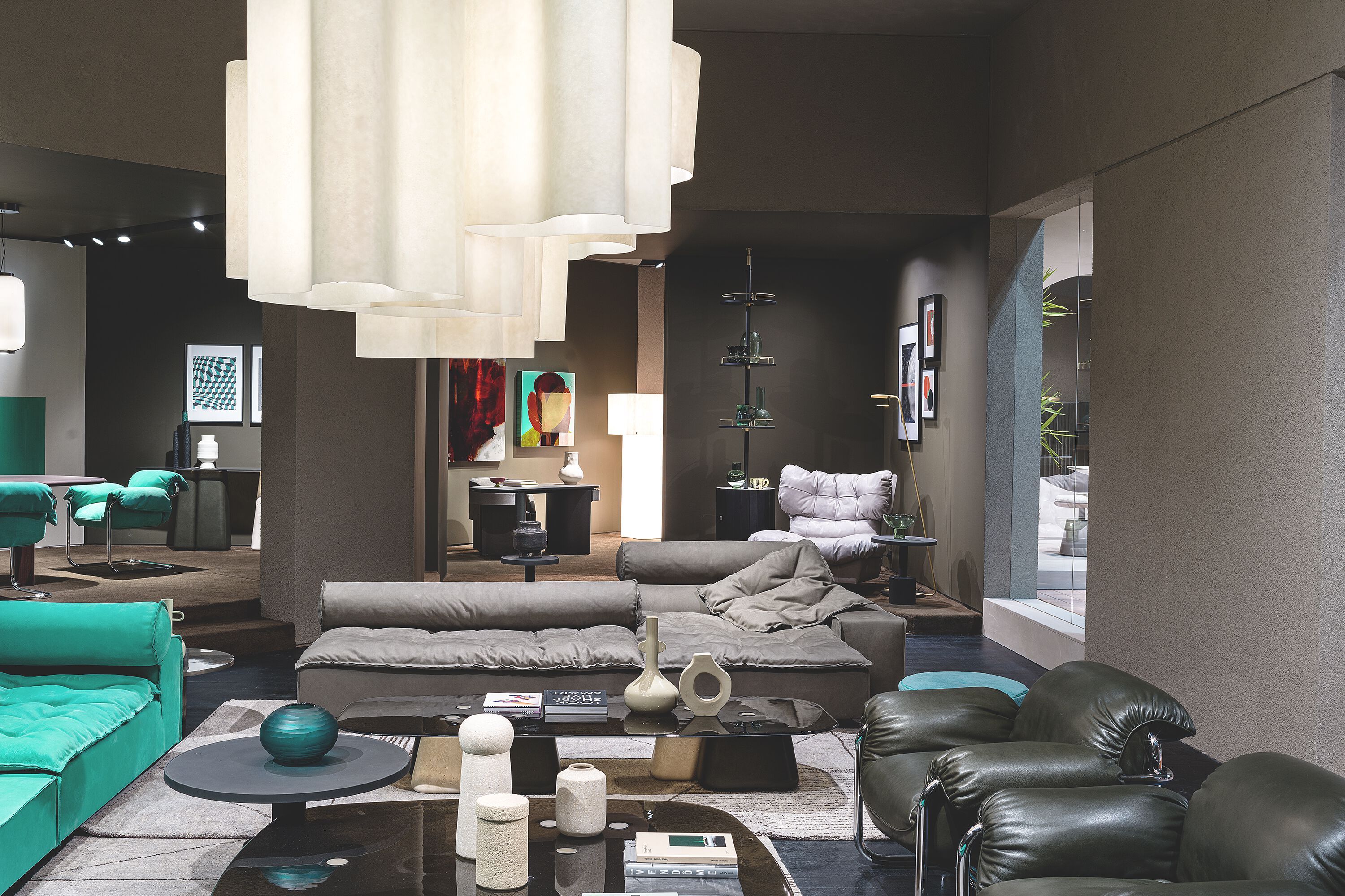 Кожаный модульный диван Baxter Miami Soft ARCH-00053774 - Вид №10