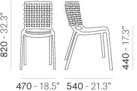 Pedrali Штабелируемый садовый стул из полипропилена Tatami sun-id-1480383 - Вид №9