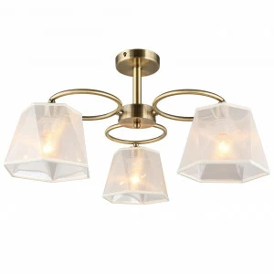 Потолочная люстра Omnilux Rapallo OML-65017-03 OMNILUX RAPALLO 328881 Белый;бронза