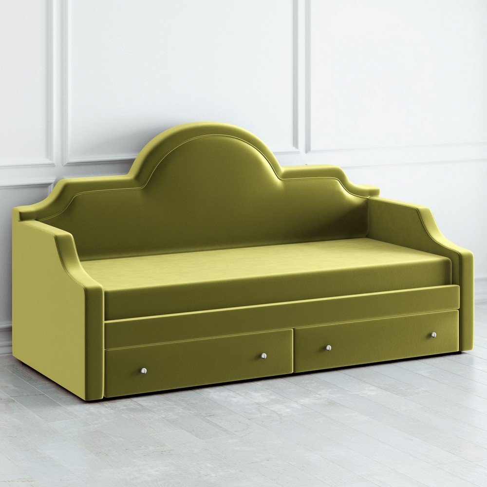 Диван-кровать детский с 2 выдвижными ящиками 90х190 см зеленый DayBed KREIND DAYBED 00-3879975 Зеленый Santreyd  - Вид №1